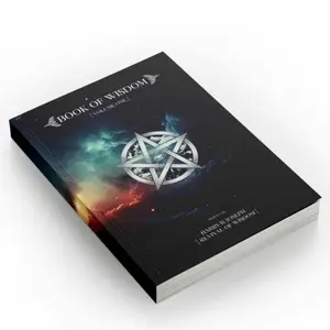 Book of Wisdom Volume 1: Revival of Wisdom, Pentagram Symbol Mystic Book for Occult Collectors & Spiritual Seekers