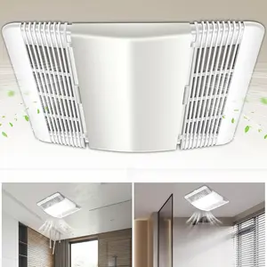 85315000 Vent Fan Cover Grille and Lens for Broan Nutone 663, 663N, 663FL, 663LN, 669L, 669LN, 669FN, 770F, 763RLN, 769RLN, for Broan Nutone Bathroom Ventilation Plastic Cover, Bathroom Fan Exhaust