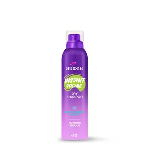 Aussie Instant Volume Dry Shampoo, Clean Volume, Talc-Free, Butane-Free, for Straight, Wavy and Curly Hair, 4.9oz