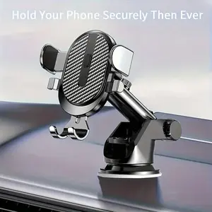 Car Phone Holder Suction Cup Multi-Functional Navigation Bracket Driving Support Clamp Vehicle Interior Car Mount