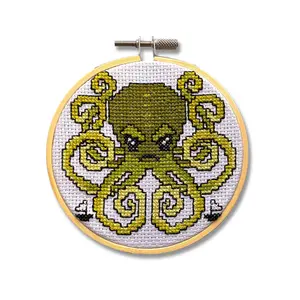 Spot Colors Kraken Counted Cross Stitch Kit