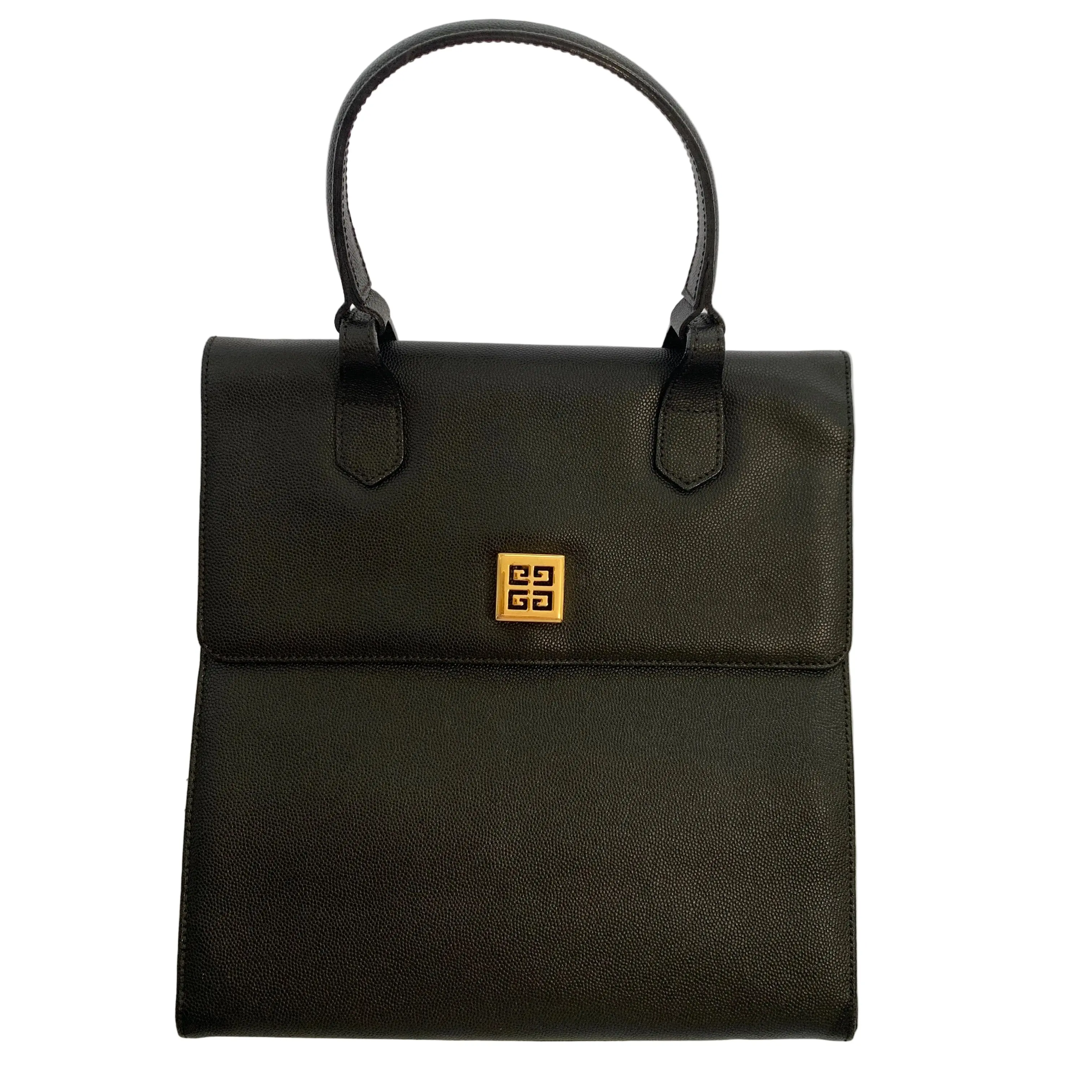 Pre-owned GIVENCHY Bag Crossbody Bags black leather 2 way crossbody tote Authentic with COA