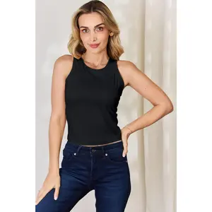 Basic Bae Full Size Round Neck Slim Tank