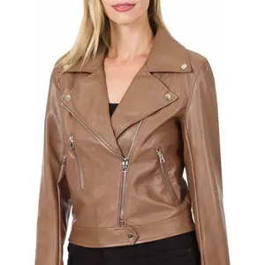 Mocha Moto Jacket