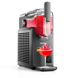 Inoviva Slushie Maker Ice-Free Frozen Drink Machine with Self-Clean Quick Blend 68oz 88oz Capacity for Strawberry Mango Margaritas Daily Refreshments - Blenders