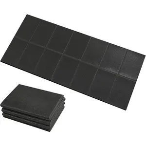 Walking Pad Mat for Carpet, Treadmill Mat for Hardwood Floor, 55"x23.6" Foldable, High Density, 1/4 Thickness, Non-Slip, Floor Protection for Bike, Ellipti