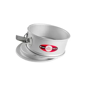 Fat Daddio's PSF-83 Anodized Aluminum Springform Pan, 8 x 3 Inch, Silver