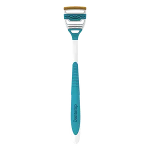 Dentemp Copper Clean Tongue Cleaner | 6 Cleaning Edges | Removes Bad Breath-Causing Bacteria | Soft Ribbed Handle | Daily Cleanser
