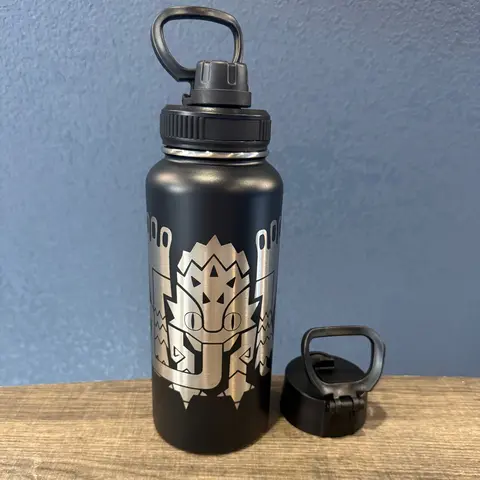 32 oz Stainless Steel Monster Hunting Water Bottle Double Wall Vacuum Insulated Portable Mug with Straw 20+ Iconic Monsters Available Gamer Cup