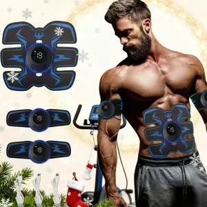 Christmas Gift That Blends Abdominal Training & Convenience: Smart Abdominal Training Machine – Wireless, USB Rechargeable, Perfect for Home or Travel Workouts Muscle Stimulator Waist Trimmer Belt