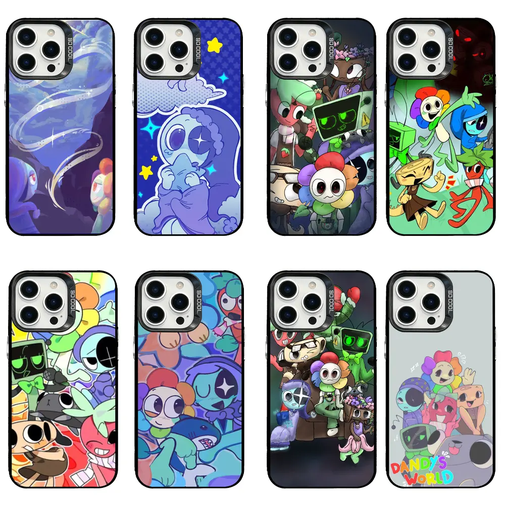 Dandy's World Phone Case, Cute Cartoon Game Character Protective Cover for  iPhone 17, 16, 15, 14, 13, 12, 11, Pro, MAX, Air Plus models.Also compatible with Samsung 23, 24, 25, 26, Plus, Ultra.