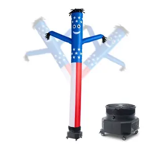 Inflatable Tube Man with 3/4 HP IPX3 Waterproof Blower, 10 ft Wacky Waving Wind Flying Dancing Tube Guy, for Outdoor Ads, Business Store Decoration