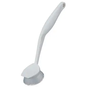 212 MAIN Libman Dish Brush, 6-Pack Household Cleaning Tool with Handle, Contoured Grip, Built-In Scraper & Polymer Fibers Household Cleaning Supplies