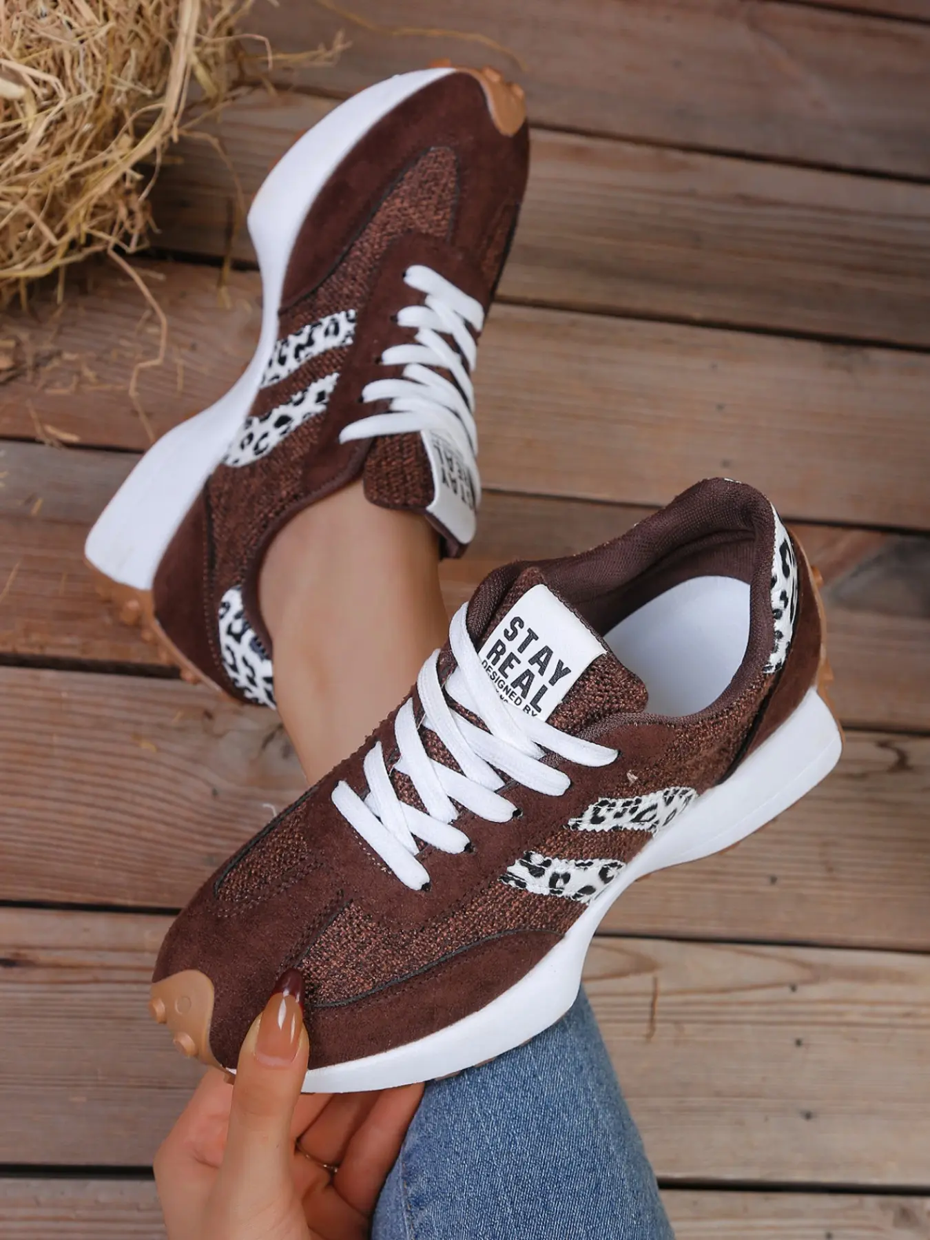 2026 Spring New Stay Real Retro Old School Sporty Low Top Sneaker Trainer Shoes for Women, Mint Three Stripes Thick Sole, Breathable Mesh, Anti-Slip Non Slip Sneakers, Casual Style, Chunky Trainers