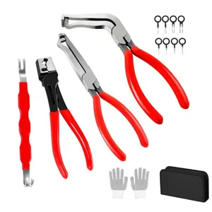 4PCS Electrical Disconnect Pliers Kit, Automotive Electrical Connector Separator, Electrical Plug Connector Disconnect Tool for Cars, Trucks & SUVs