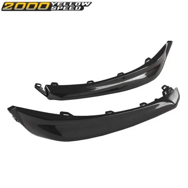 Front Bumper Lower Trim Molding Set Black Fit For Toyota Camry SE XSE 2018-2020 Replacement Trim