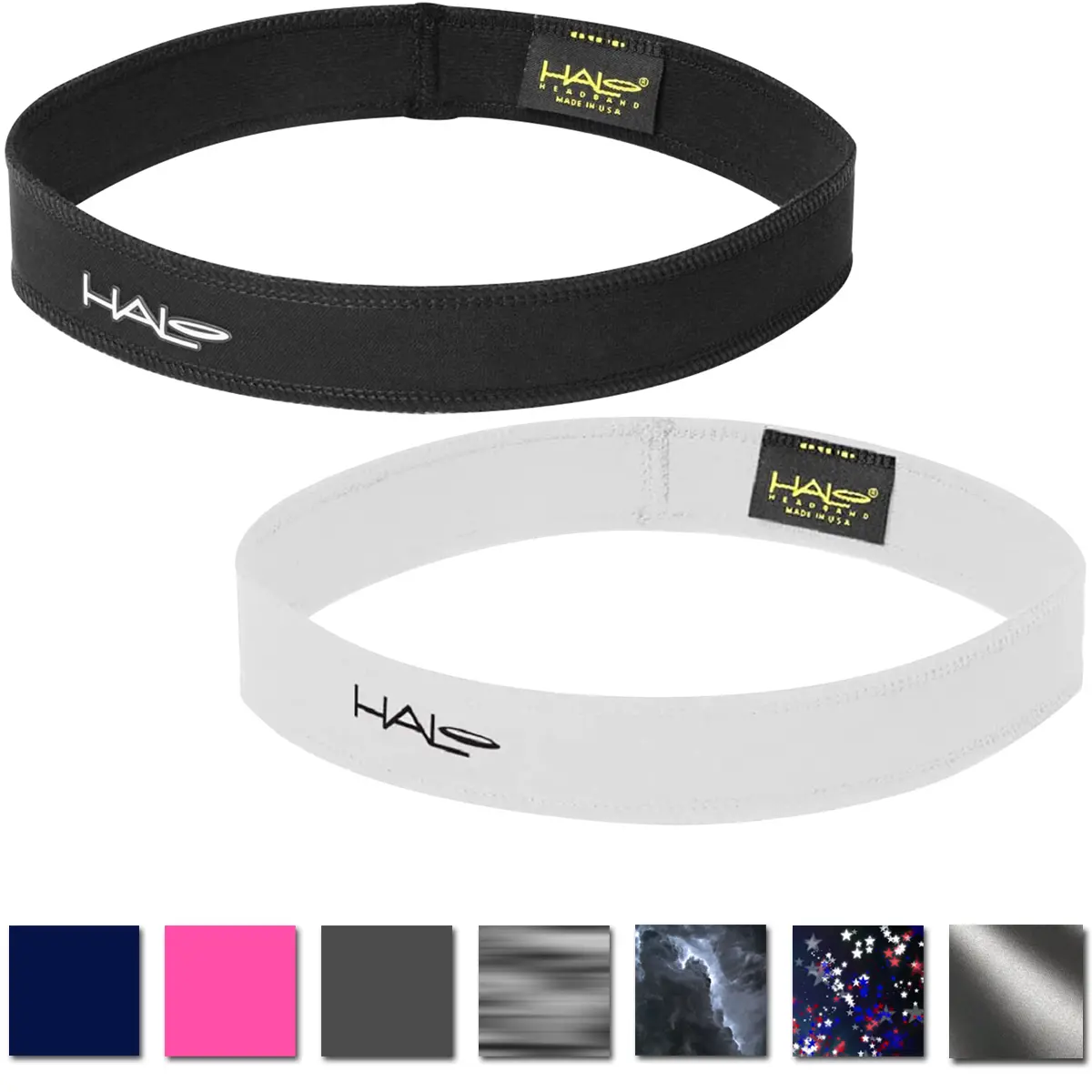 Unisex 1" Slim Pullover Athletic Performance Headband - Dryline Fabric, Patented Non-Slip Sweat Seal, Quick Dry, Moisture-Wicking for Workout, Helmet-Compatible