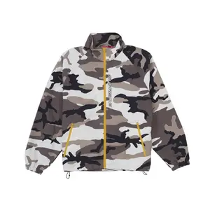 Supreme Men's Contrast Zip Track Jacket Snow Camo, from StockX