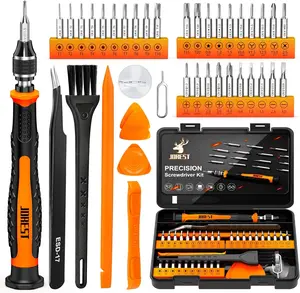 155 in 1 Mini Electric Screwdriver Cordless, Precision Power Screwdriver Set, 5 Torque Levels (Max 0.75N.m), Gifts for Men, Magnetic Repair Tool Kit for iPhone, PC, Laptop, PS4 PS5, Xbox, Watch