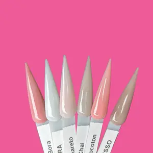 GNS Rubber Gel Bundle 6 Colors for Nail Art Enthusiasts US