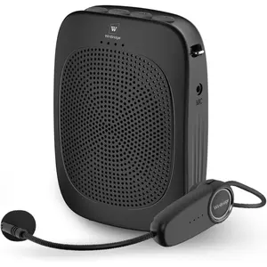 Voice Amplifier with Headset Microphone,Personal   Amplifier with Mic,Teachers Microphone ,Mini Megaphone Speaker,Portable PA System for Classroom C002