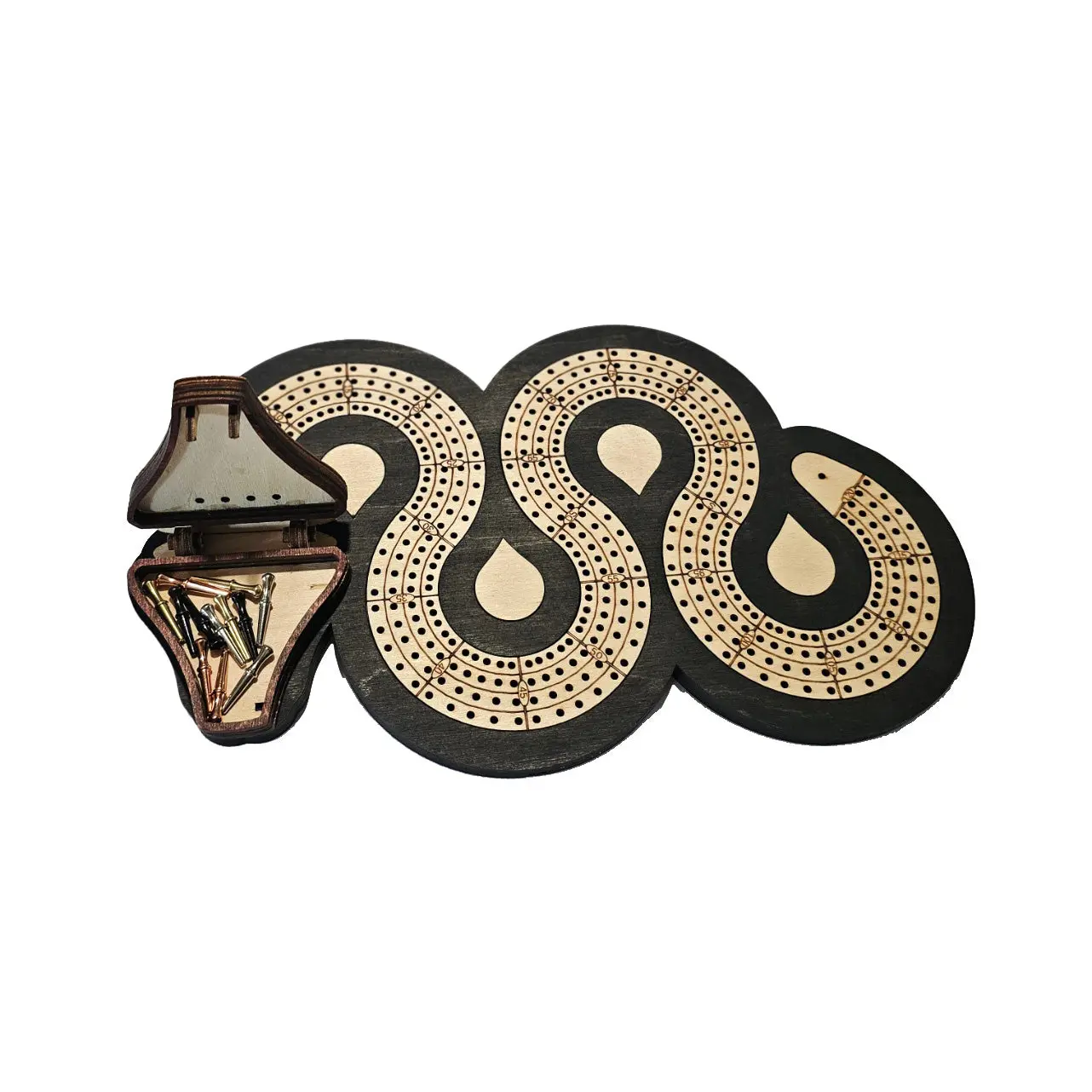 Snake Cribbage Board