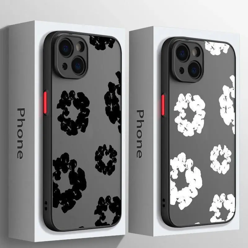 Luxury D-Denims T-Tears Phone Case For iPhone 16 15 14 13 12 11 Mini Pro Max X XR XSMax 7 8 6 6s Plus Matte Clear Back Cover