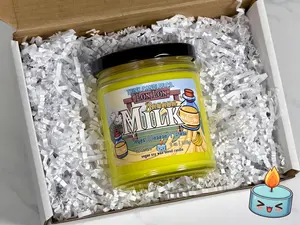 Lon Lon Milk Banana Candle | Hand Poured Vegan Wax Blend Candle | 9 oz, 4 oz, 2 oz Snap Bar