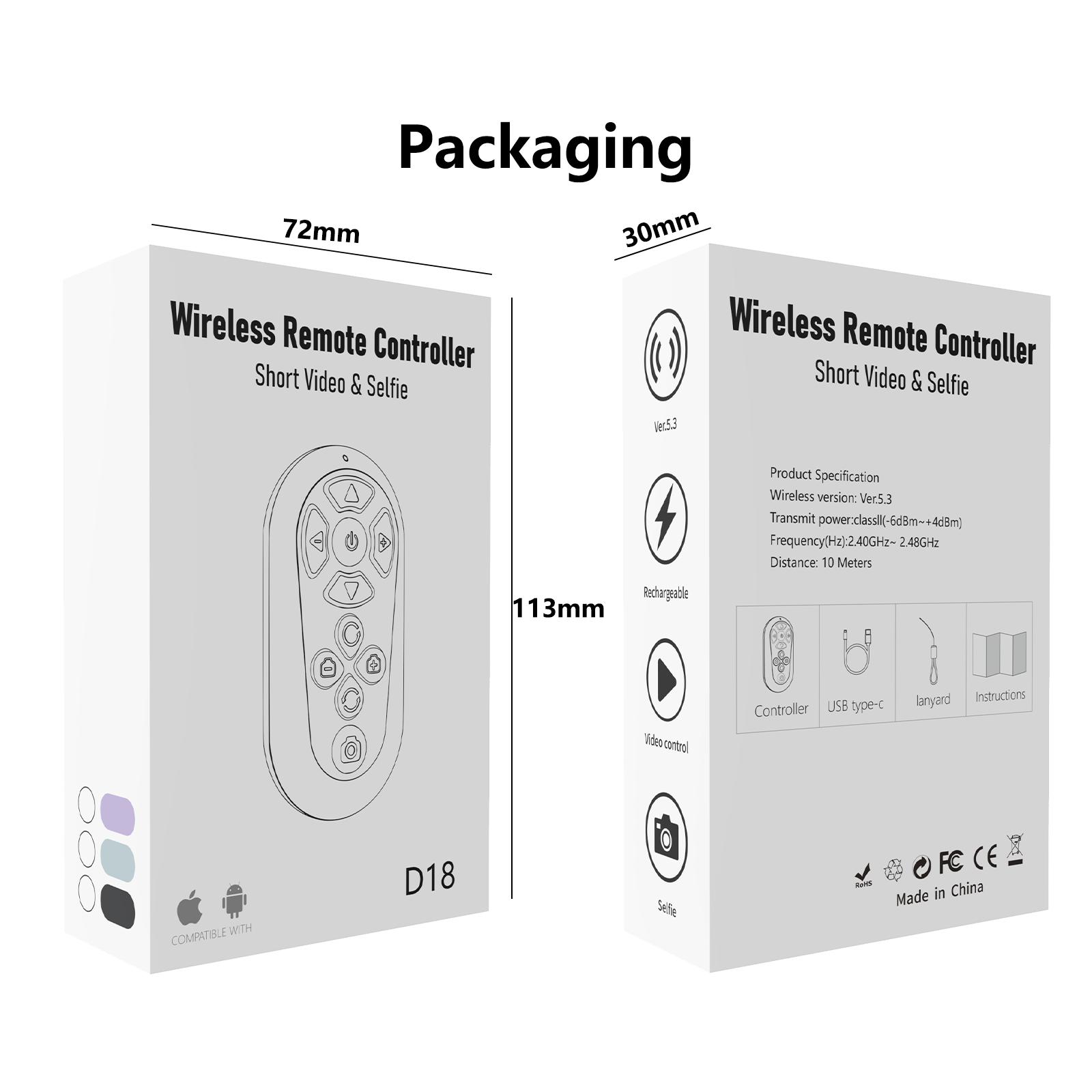 TikTok Scrolling Remote 2026 Page Turner Camera Shutter for iPhone & Android