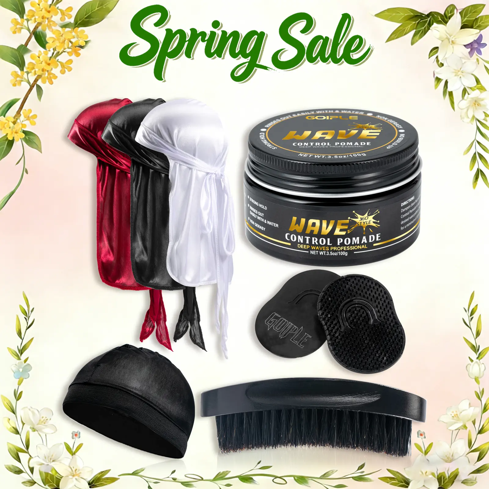 8pcs wave pomade set