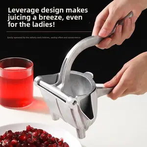 Premium Stainless Steel Hand Press Juicer for Pomegranate Lemon Orange Fruit Easy Squeezer Manual Juice Extractor Tool for Home Kitchen Bar Restaurant Portable Digital Multimode Juicer Blender