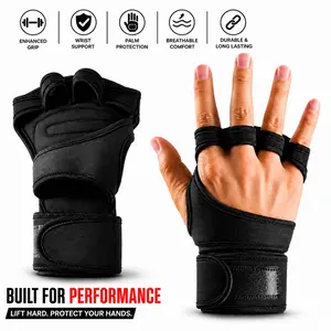 Premium Unisex Weightlifting Training Gloves with Adjustable Straps Non Slip Grip Breathable Comfort Wrist Support for Gym Fitness Bodybuilding Cross Training Workout Accessories
