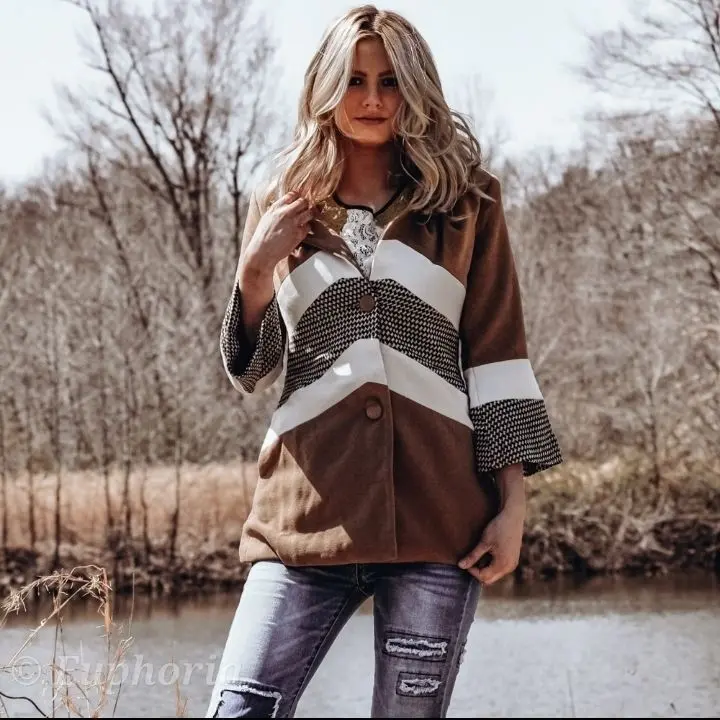 Color Block Jacket