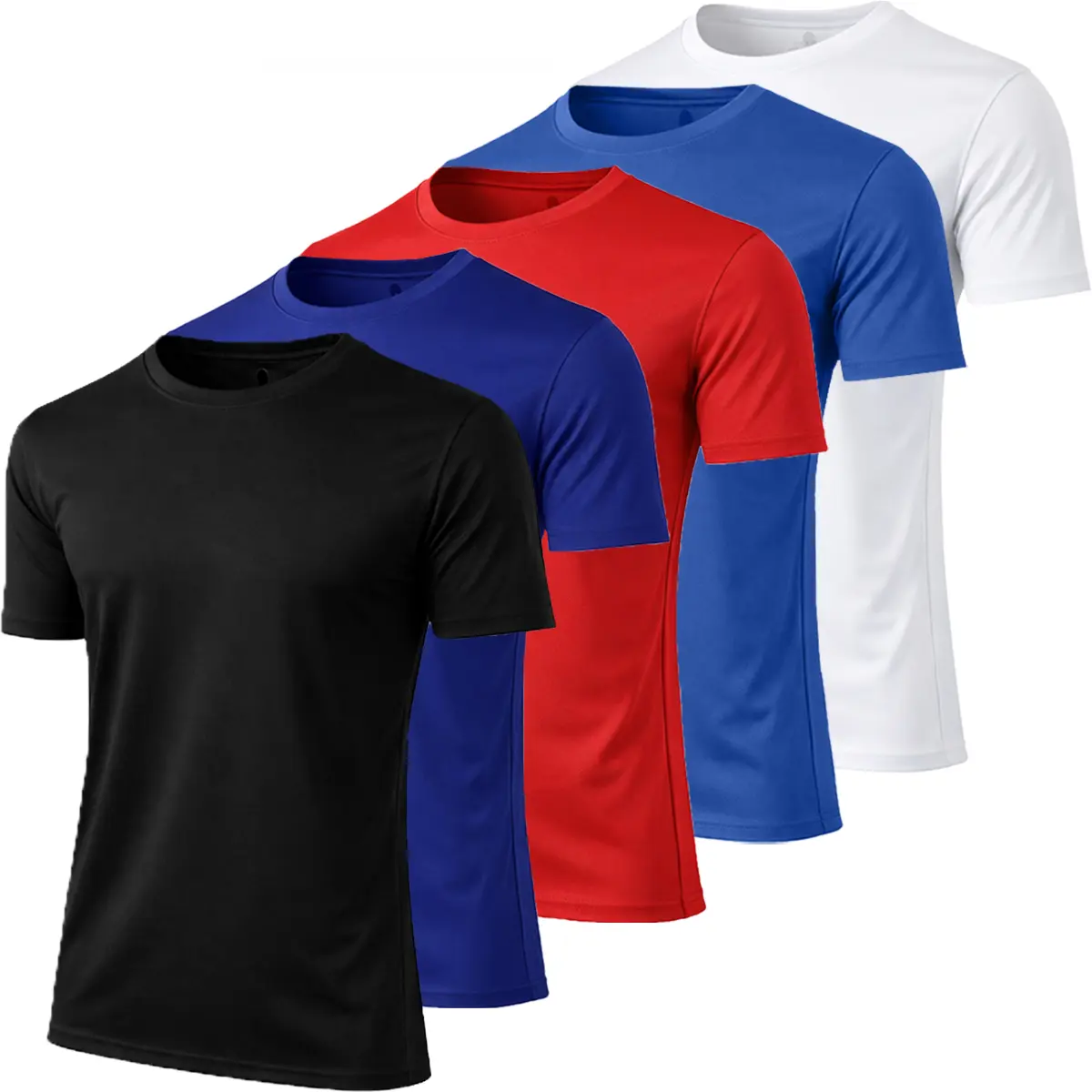 Black-Navy-Red-Medium Blue-White