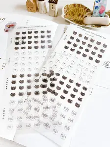 Kuboandlucy Stationery Co | Cat Faces Sticker Sheet