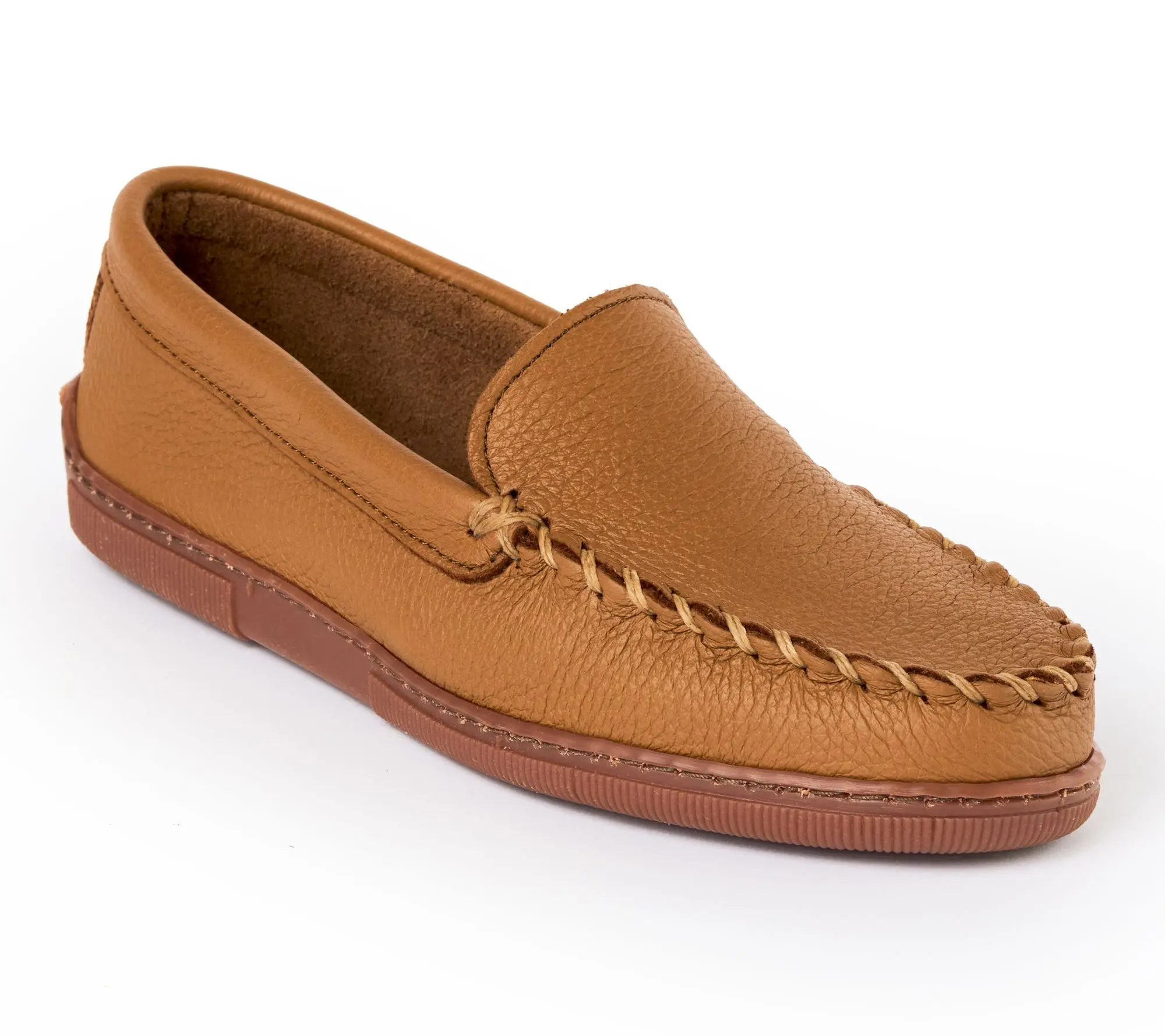 Minnetonka Men's Moosehide Leather Loafers