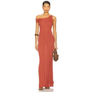 AFRM Hoda Dress in Rust