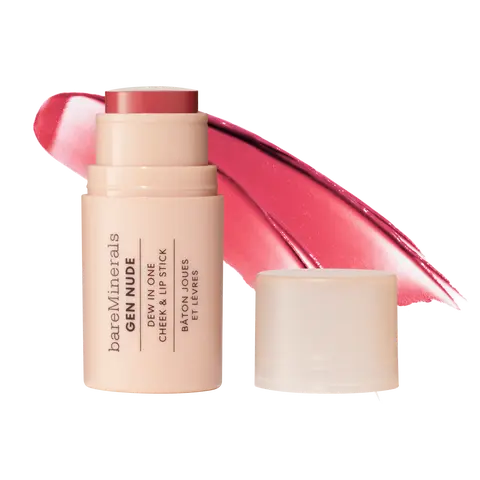 bareMinerals GEN NUDE Dew in One Cheek & Lip Stick - Muti-Use, Portable, Hydrating Formula for Smoother Lips and Cheeks