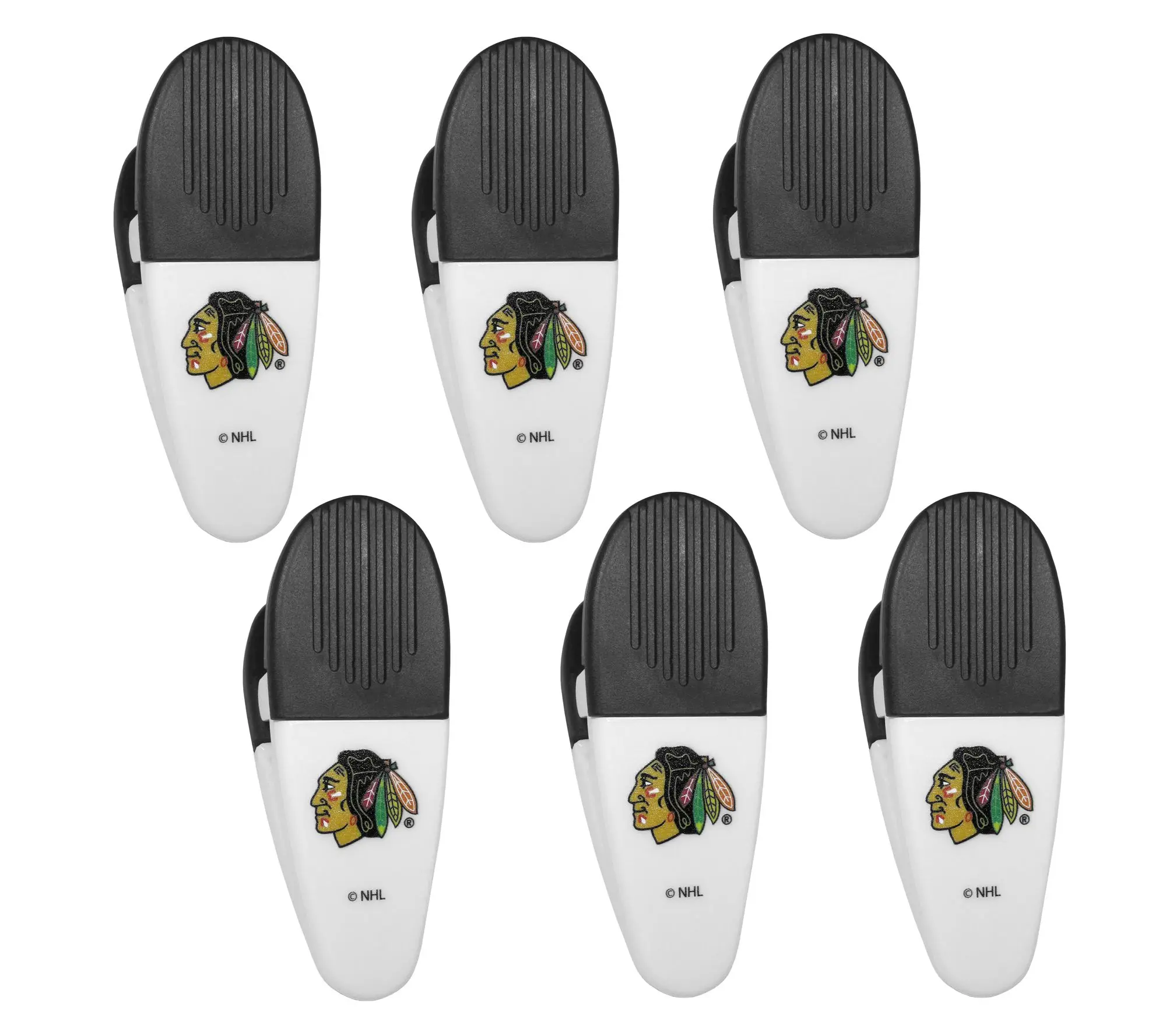 Siskiyou Sports NHL 6-Pack Chip Clip Magnets Siskiyou Sports NHL 6-Pack Chip Clip Magnets