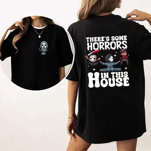 There's Some Horror In This House Shirt, Hallowen Shirt, Cute Fall Shirt, Spooky Season
