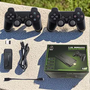 Retro Game Stick: 10K Classics, 4K HDMI, Wireless Controllers, 64GB Preloaded for NES/SNES/SEGA - Plug & Play