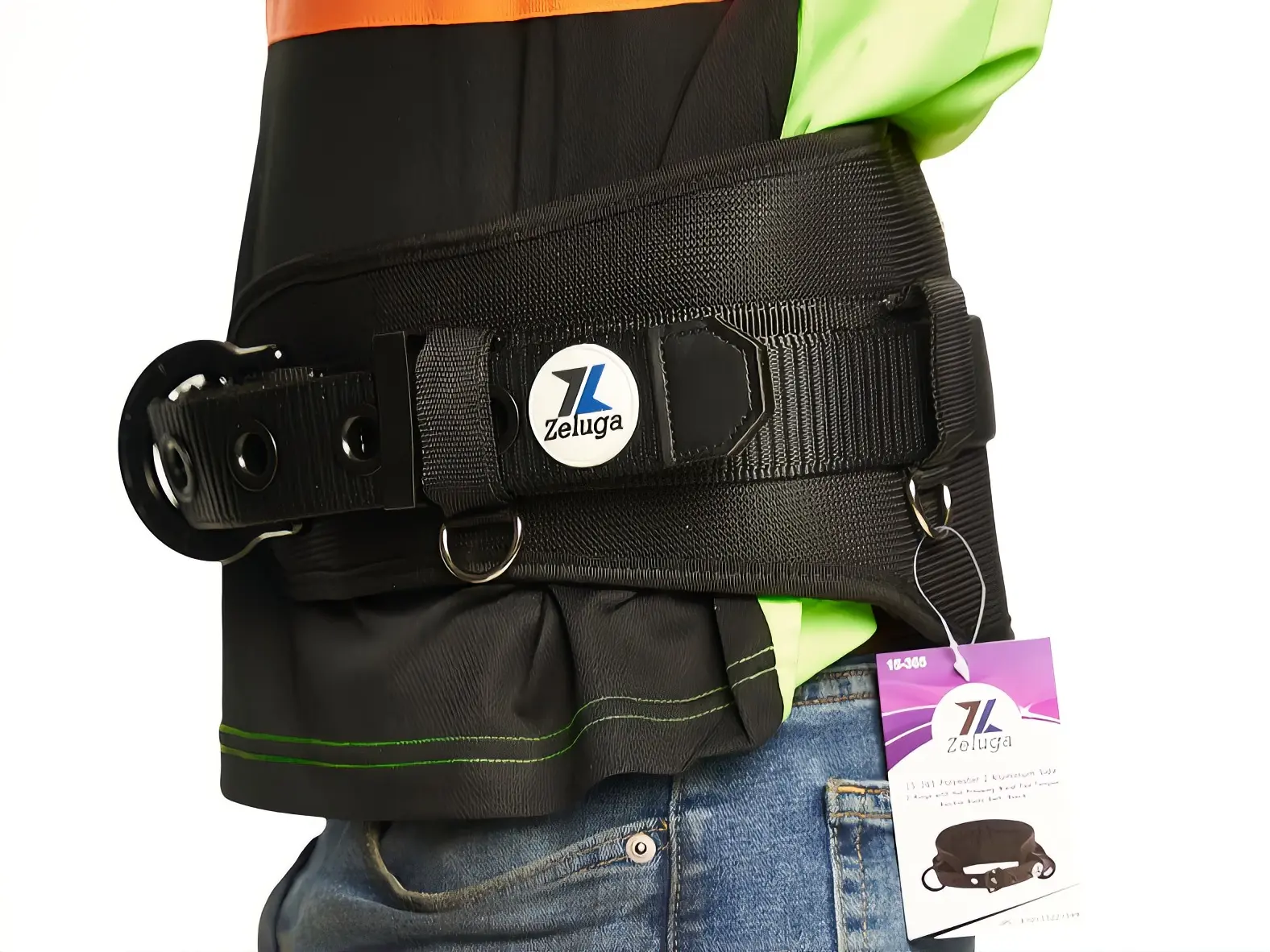 Zeluga 7L Waist Tool Belt with Adjustable Buckle and D Rings for Secure Fit and Versatile Use