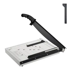VEVOR Paper Cutter, Guillotine Trimmer, 15" Cut Length, 16 Sheets Capacity, Heavy Duty Guillotine Paper Cutter with Guard Rail/Blade Lock for Cardstock/Cardboard, Paper Trimmer for Home Office School