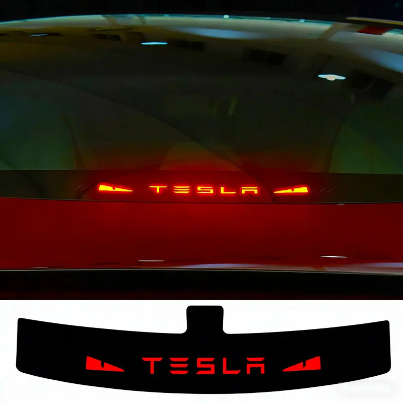 High-Mount Brake Light Decal / Taillight Projection Film — Specifically for Tesla Model 3/Y High-Mount Brake Light Decal / Taillight Projection Film — Specifically for Tesla Model 3/Y