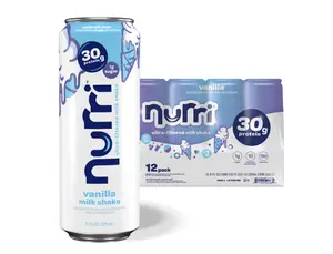 Nurri 30g Protein Vanilla Milk Shake 11 fl. oz., 12 pk.