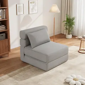 GARVEE Versatile Folding Sofa Bed for Small Spaces, Seamlessly Converts from Stylish Sofa to Comfortable Bed, Perfect for Guest Rooms and Multifunctional Living Areas, Combining Practicality with Modern Design