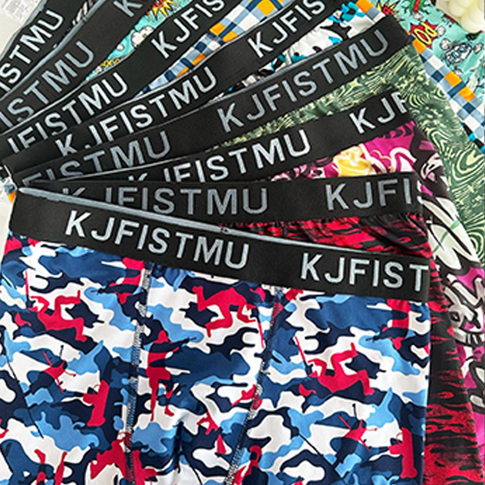 KJFISTMU 12-Pack Men's Boxer Briefs High Performance Seamless Breathable Shorts Long Lasting Shape Retention Moisture Wicking Antibacterial Odor Resistant Stretchy No Rolling Suitable for Commuting Fitness Home - Fabric Canvas Day Street Style Outdoor