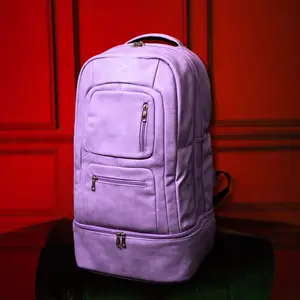 Purple Leather Patented Carry-On Backpack (Only 300 Made)