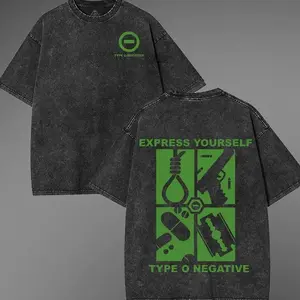 Type O Negative Band Express Yourself Shirt, Life Is Kil ling Me T-Shirt Peter Steele Carnivore, Cotton Heavyweight Band Shirt - Grunge Streetwear Aesthetic KO6