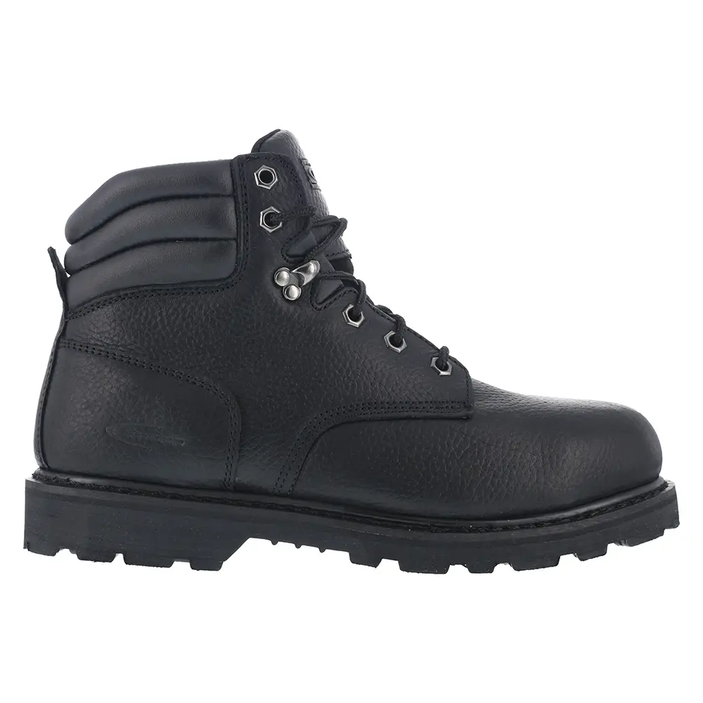 Knapp Mens Backhoe 6 Inch Electrical Steel Toe  Work/Duty - Black